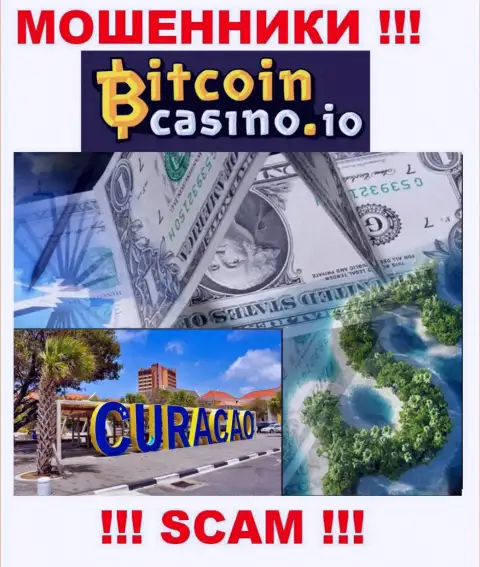 Bitcoin Casino безнаказанно обманывают, ведь разместились на территории - Curacao