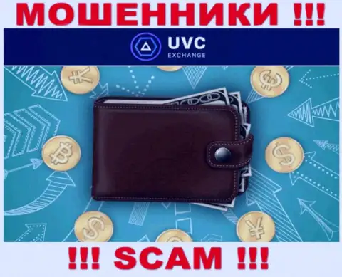 Криптовалютный кошелек - конкретно в данном направлении оказывают услуги интернет мошенники UVCExchange Com