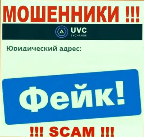 Сведения на сайте UVCExchange о юрисдикции компании - это обман, не дайте себя одурачить