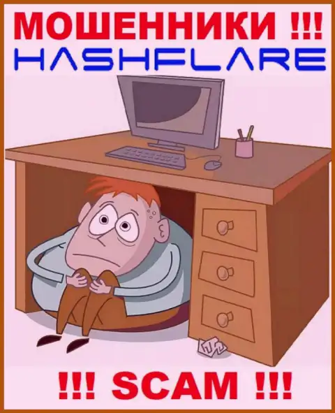 Абсолютно никаких сведений о своем непосредственном руководстве, мошенники HashFlare не показывают