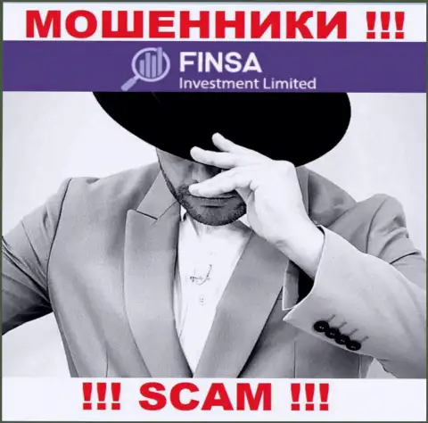 Finsa Investment Limited - это сомнительная контора, информация о непосредственном руководстве которой отсутствует