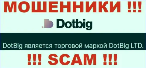 ДотБиг - юридическое лицо интернет мошенников контора DotBig LTD